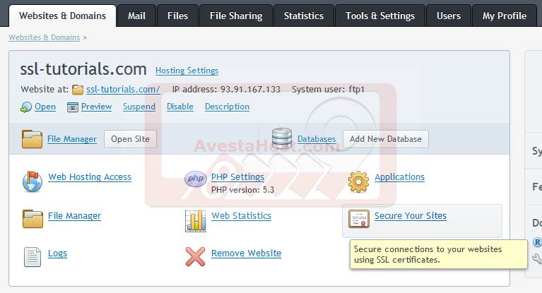کنترل پنل پلسک برای نصب اس اس ال